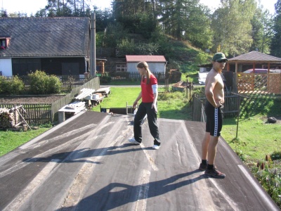 Oprava stechy psteku na Pile