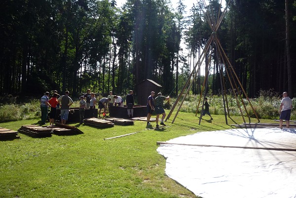 Tbor 2009 - na chat Hubertus